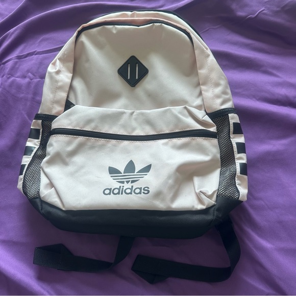 Adidas Light Pink and Black Backpack - Picture 4 of 7